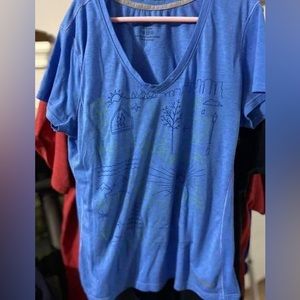 Ladies Top Shirt Small - Brooks EUC